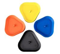 Triangular Card Holder, 4-Piece Poker Tray Set, Smooth Portable Card Stand, Versatile Tabletop Organizer, Game Night Accessory for Family Friends Teen Gatherings Use Fun 3.35x3.54x1.02in