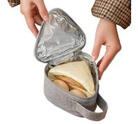 Triangular Insulated Bag - Mini Thickened Aluminum Foil Food Storage Lunch Bags | Kitchen Insulation Lunch Bag | Portable 13.5cm Oxford Cloth Thermal Container for Students, Office, and Camping