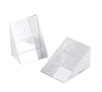 Triangular Optical Prism - High-Clarity Glass Prism For Physics Teaching, L | Light Spectrum Detection & Photography | Precision-Cut Rainbow Maker for Science Projects & Optical Research