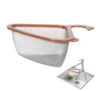 Triangular Sink Drain Basket - Kitchen Sink Strainer, Swan Neck Draining Basket, Mesh Sinks Filter For Faucet Quick Drainage Drains For Kitchens Bathroom Utility Home Cleaning Tool