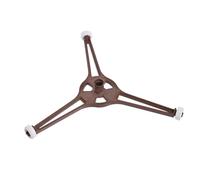 Triángulo 1pc Microondas Tornillo de horno de horno giratorio Conjunto de anillo de reemplazo de rodillo para microondas 24,5 cm Di.