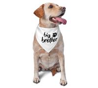 Triángulo Baberos Bufandas 30X70Cm Anuncio De Revelación De Género De Gran Hermano Pañuelo Triangular Mascotas Lavable Bufanda De Mascota Baberos Triangulares para Gatos Perros