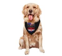 Triángulo Baberos Bufandas 30X70Cm Croacia, Croata, Raíces Croatas Y Criado En Estados Unidos Pañuelo para Perros Y Gatos Ajustable Bufanda De Mascota Baberos Triangulares para Gatos Perros