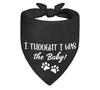 Triángulo Baberos Bufandas 30X70Cm Pensé Que Yo Era El Negro Pañuelo Triangular Mascotas Lavable Bufanda De Mascota Baberos Triangulares para Gatos Perros Grandes Medianos Pequeños