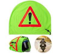 Triángulo de advertencia para casco de motocicleta, triángulo de advertencia de primeros auxilios, triángulo de avería, cubierta de casco, funda para casco de motocicleta, bolsa para protección contra