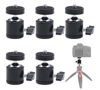 Triángulo de cabeza esférico giratorio 360°, 5 unidades, articulación esférica universal 1/4