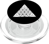 Triángulo de geometría Sagrada Triángulos pirámide Espiritual Trippy PopSockets PopGrip para MagSafe