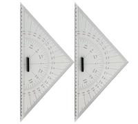 Triángulo de navegación marina - Dibujo acrílico duradero, dispositivo de medición, herramienta a escala de 300 mm | Rastreo de versátil, ayuda a la ingeniería pedagógica, taller de cllas