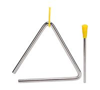 Triángulo de percusión Manual de Metal, fácil de Tocar, Instrumento Triangular de Juego Delicado con Delantero