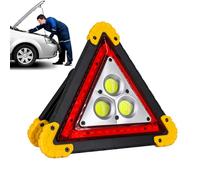 Triángulo de seguridad LED - Señal triangular de carga rápida, advertencia reflectante luminosa | Indicador de emergencia ligero y portátil para dispositivo de advertencia de visibilidad de sic