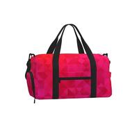 Triángulo geométrico Fucsia,Bolso Deportivo Bandolera de Mano, Bolsa de Deporte, Bolsa de Viaje de Gran Capacidad para Mujeres y Hombres.