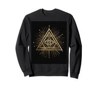 Triángulo Ojo Visión Símbolo Sabiduría Sudadera