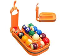 Triángulo para Bolas de Billar Impreso en 3D, Herramienta de Entrenamiento de Billar de precisión, triángulo de Billar Que sostiene 15 Bolas, para Crear un triángulo Segundos Orange