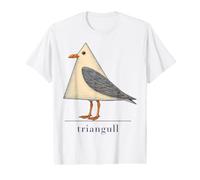 Triángulo Triángulo Gaviota Bird Juego de Palabras Historia Natural Camiseta gráfica económica