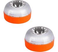 Triángulos Reflectantes para Coche V16 Homologada Recargable con Geolocalizador Luces De Advertencia De Iman, Luz Estroboscopica De Advertencia Luz De Emergencia Led Luz para Coches Y Motocicletas