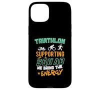 Triatlón Apoyo Triatlón Calendario de Entrenamiento Triatlón Carcasa para iPhone 15 Plus