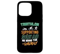 Triatlón Apoyo Triatlón Calendario de Entrenamiento Triatlón Carcasa para iPhone 15 Pro Max