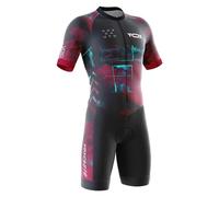 Triatlón de Hombres Triathlon, triatlón de Verano, Traje de Triatlón de Manga Corta para Hombre,2024 Nuevo Pro Manga Corta Traje de Ciclismo,Ciclismo, Carrera (Typ-7,XS)