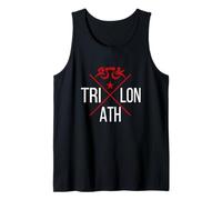 Triatlón Endurance Triatleta Swim Bike Run Diseño Inspirado Camiseta sin Mangas