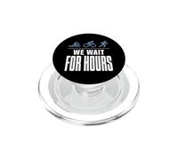 Triatlón Support Crew Swim Bike Run Race Day Support PopSockets PopGrip para MagSafe
