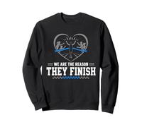 Triatlón Support Crew Swim Bike Run Race Day Support Sudadera