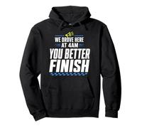 Triatlón Support Crew Swim Bike Run Race Day Support Sudadera con Capucha