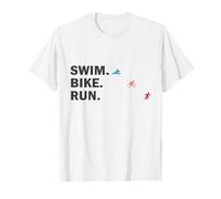 Triatlón - Swim Bike Run Camiseta