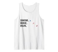 Triatlón - Swim Bike Run Camiseta sin Mangas