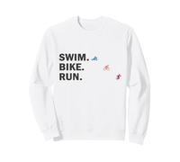 Triatlón - Swim Bike Run Sudadera