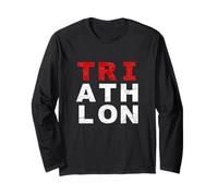 Triatlón Triatleta Swim Bike Run Diseño inspirado Manga Larga