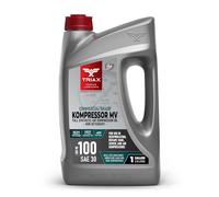 TRIAX Kompressor MV ISO 100 SAE 30 Aceite Compresor Aire Sintético - Para Compresores Rotativos Tornillo Paletas y Reciprocantes - Servicio Industrial Alta Temperatura