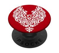 Tribal Phoenix Rising PopSockets PopGrip Adhesivo
