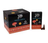 Tribal Soul Conos de incienso de reflujo de copal blanco, paquete individual