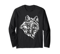Tribal Wolf Head Design Feroz Lone Northern Spirit Art Manga Larga