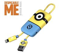 Tribe Minions - Cable USB Lightning para iPhone (Apple MFi Certificado), 22 cm