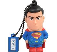 Tribe Warner Bros DC Comics Superman Movie - Memoria USB 2.0 de 16 GB Pendrive Flash Drive de goma con llavero, multicolor