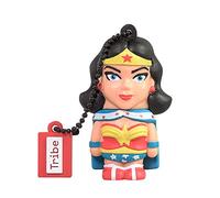 Tribe Warner Bros DC Comics Wonder Woman - Memoria USB 2.0 de 16 GB Pendrive Flash Drive de Goma con Llavero