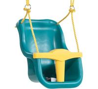 TRIBECCO® Columpio infantil de plástico para bebés y niños pequeños (turquesa)