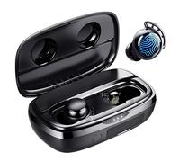Tribit Auriculares Inalámbricos, Auriculares Bluetooth 5.3, Cascos Inalámbricos Bluetooth, Cancelación de Ruido ENC, IPX8 Impermeable, Reproducción 110H, Negro
