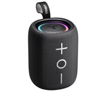 Tribit StormBox Mini+ Altavoz Bluetooth Portátil, Sonido 360° | 12 W, 12 horas, BT 5.4, IPX7 impermeable, luces RGB, EQ, emparejamiento TWS, USB-C, soporte AAC/SBC, exterior, viajes, negro