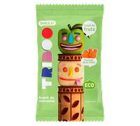 Smileat - TRIBOO Snacks de Fruta sabor Manzana - Aperitivo para Niños - Alternativa a Gominolas y Chuches - Ideal para el Cole y Meriendas - 25gr