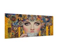 Tribu Pintar por Numeros Adultos, Mujer Pintura por Numeros Kit, Easy Paint by Numbers Adult Niños, con 3 Pinceles y Pigmento Acrílico, DIY Manualidades Home Decor Regalo 30x60 cm, con Marco, d1680k