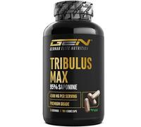 Tribulus Max - 180 cápsulas - alta dosis con 4500 mg por dosis diaria - 95% de saponinas - extracto puro de Tribulus terrestris 10:1 - sin aditivos innecesarios, vegano
