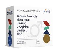 Tribulus Terrestris, Maca Negra, Ginseng, L-Argenina, Omega 3 y ZMA - Gestión del Alfa. 3 Suplementos en 1 Paquete para la confianza y el máximo rendimiento | 28 sachets diarios