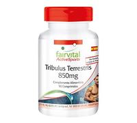 Tribulus Terrestris - VEGANO - Dosis elevada - 90 Comprimidos - estandarizado a 90% de saponinas y 22% protodioscin - Calidad Alemana