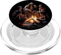 Tribus nativas Americanas Indígenas Americanas Indios Ancianos Niños PopSockets PopGrip para MagSafe