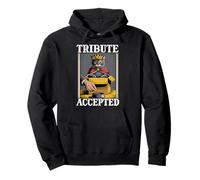 Tribute Acepted Cat In Box Food Bowl Funny Cat Sudadera con Capucha