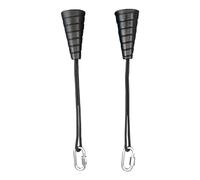 Tricep Rope, 2X Tricep Rope Gym Press Down Pull Cord, Exercise Machine Attachments Pulley System, Gym Rope Attachment for Straight Bar, V Bar & LAT Pulldown Workouts