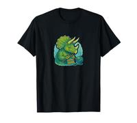 Triceratops Dinosaurio con Hilo Divertido prehistórico Camiseta