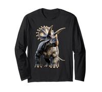 Triceratops Dinosaurio I Love Dinosaurs Cute Triceratops Manga Larga